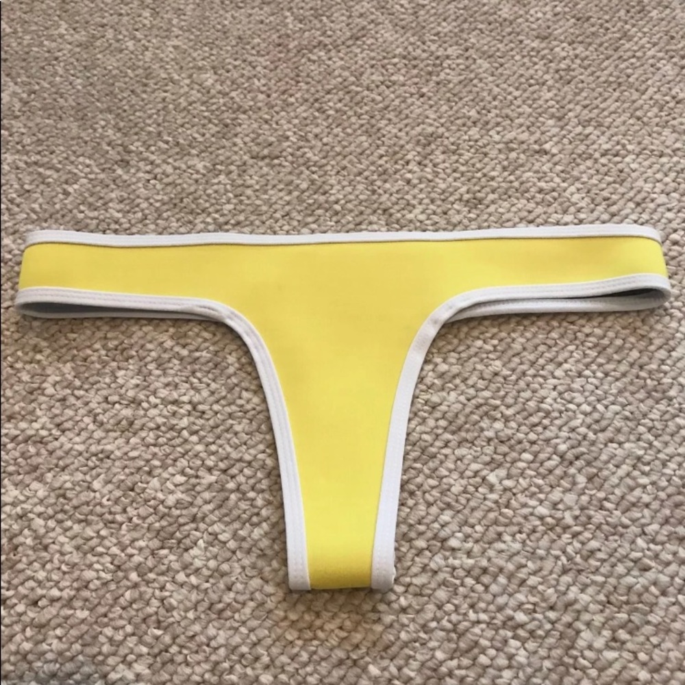 yellow hoaka swimwear bottoms